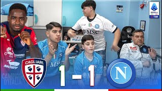 IMBARAZZANTE... CAGLIARI-NAPOLI 1-1 | LIVE REACTION NAPOLETANI image