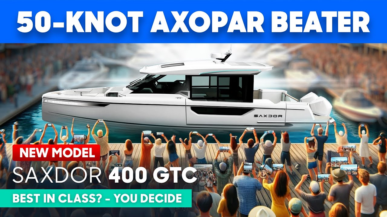 Компания Saxdor выпустила Axopar Beater? НОВЫЙ Saxdor 400 GTC Tour и обзор
