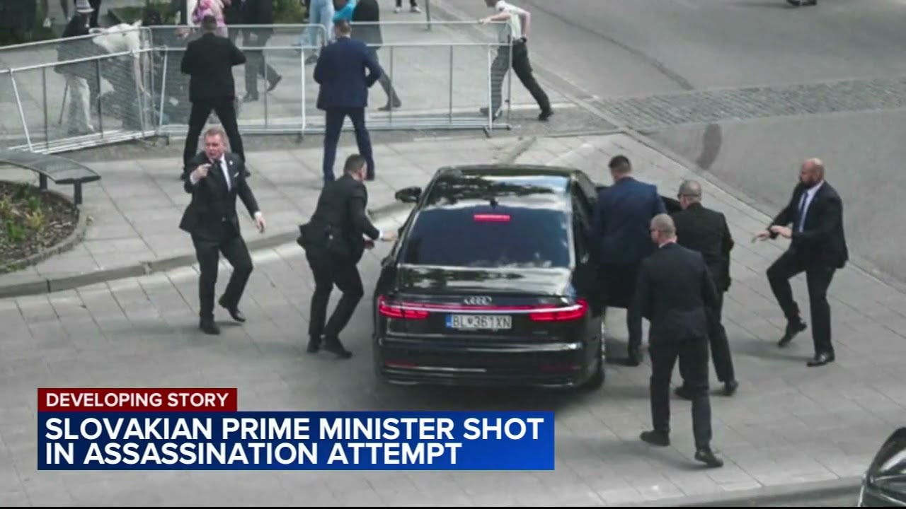 Slovak Prime Minister Robert Fico shot in assassination attempt