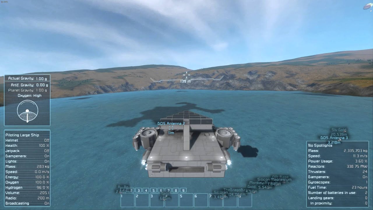 Let's Play Space Engineers Part 13 (Heights of Madness) - YouTube