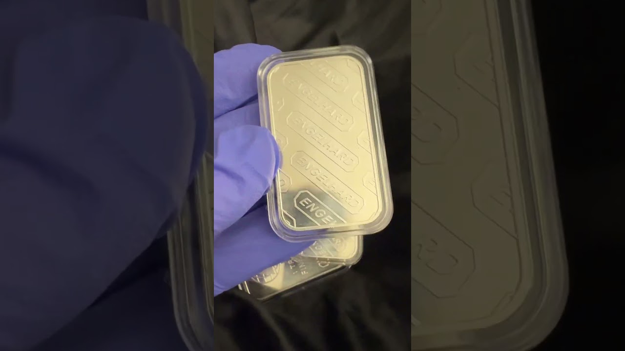 RARE Vintage Engelhard Collectible Silver Bars! 