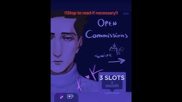 My commissions are OPEN!! (Check my carrd.co site to order an artwork ;D #illustration #commission