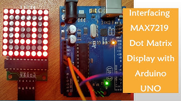 Arduino Led 8x8 Matrix Display MAX7219
