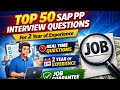 SAP PP Interview Questions and Answers for 2 Years Experience | Top 50 Most Asked SAP Production Pla