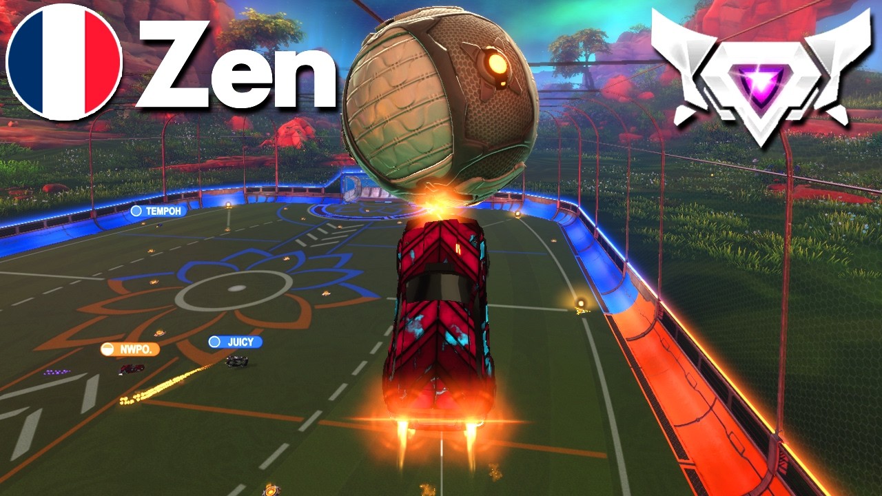 ZEN INSANE Rocket League Gameplay (SSL 2v2)