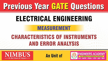 Previous Year GATE Questions | Electrical Engineering | Measurement  | Qns- 3