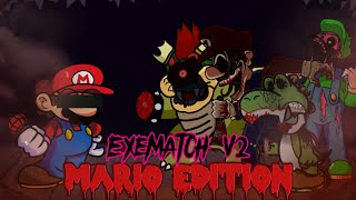 Exematch - Mario Edition V2 Deathmatch But Its A Mario And Mario.exe Cover Fnf Corruption