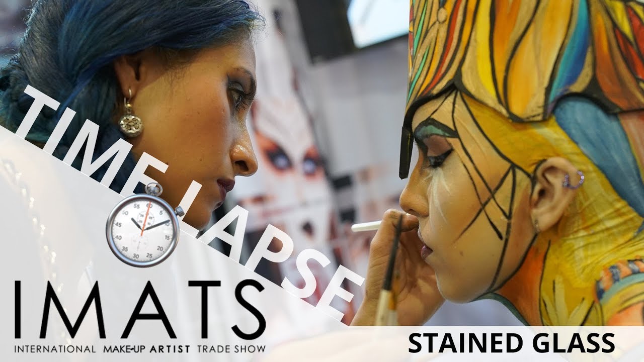 Stained Glass (Makeup Time Lapse) | IMATS 2018 | EI Makeup School
