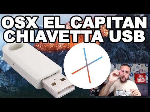 OSX El Capitan su chiavetta USB - Tutorial