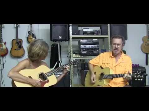 Beatles - Nowhere Man duo Acoustic Cover with Lead Guitar
