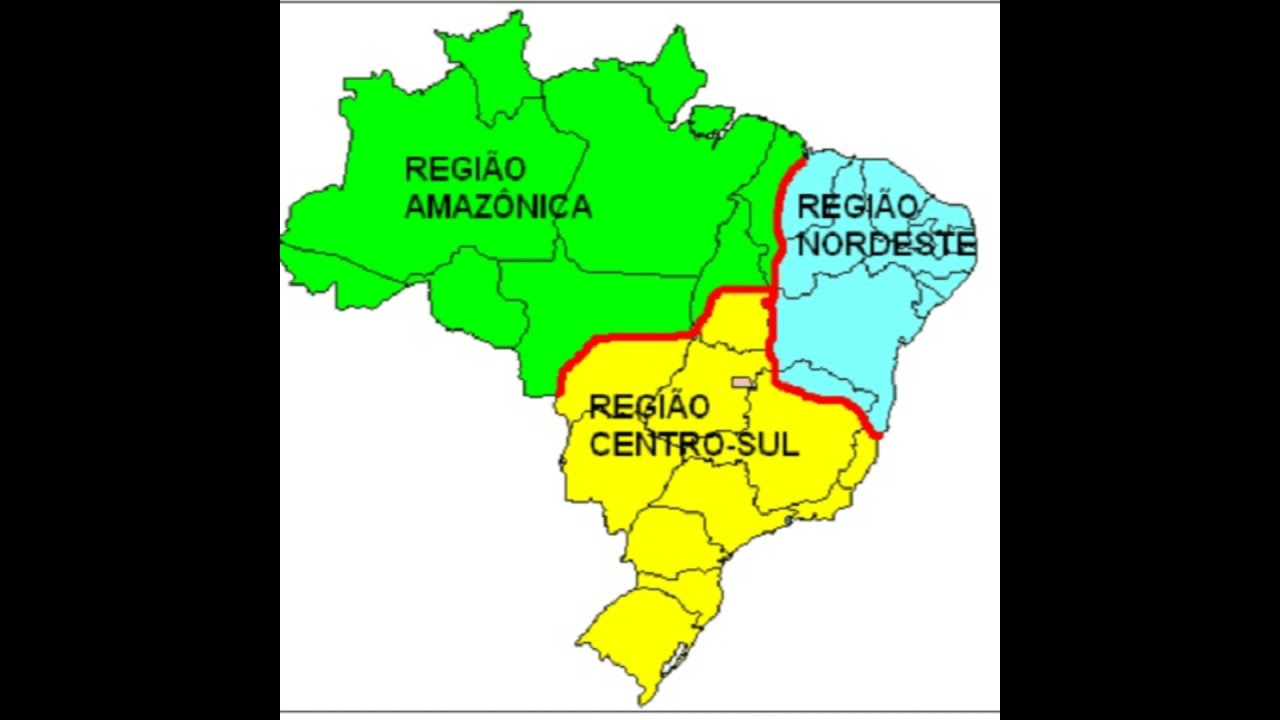 Os complexos regionais do Brasil.