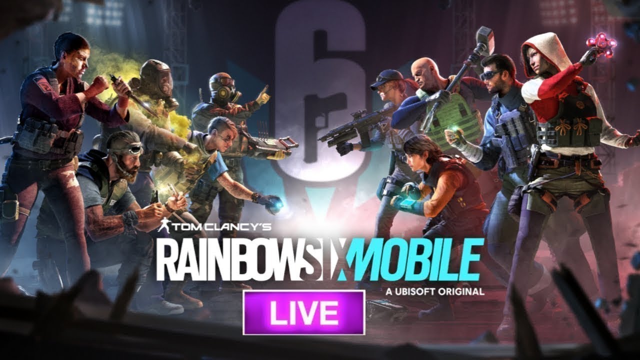 Rainbow 6 Mobile  ♥️ Live | Hard Rank Push...🤯 Dimond Lobby
