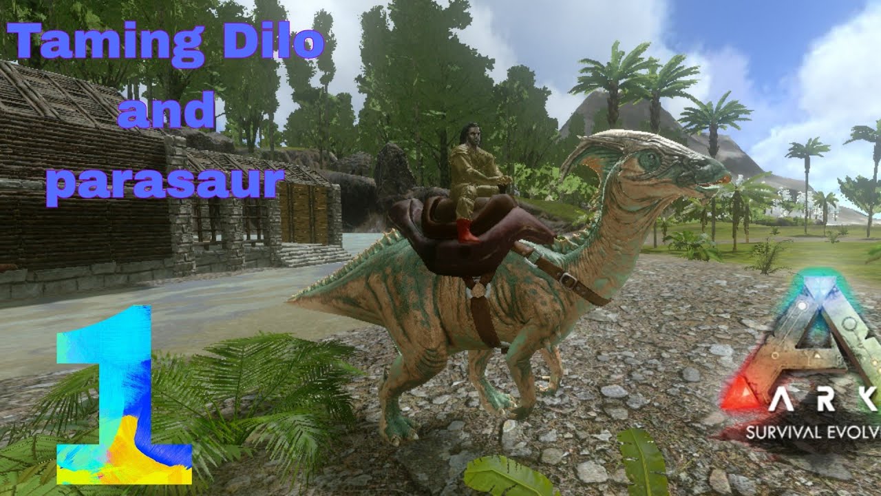 Ark mobile // Episode 1 // Timing Dilo and parasaur #ark #gaming # ...