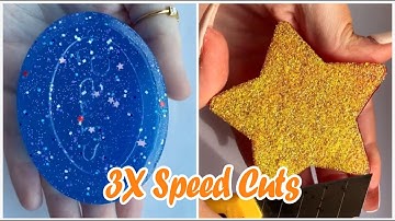 3X Speed Satisfying Soft Soap Cutting ASMR