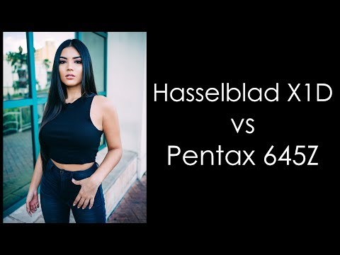 Hasselblad X1D vs Pentax 645Z feat. Guam Model Skye Baker