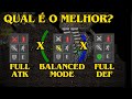 TIBIA - FULL ATK, FULL DEF OU BALANCED MODE? VEJA NA PRÁTICA EM QUAL SITUAÇÃO USAR CADA UM!
