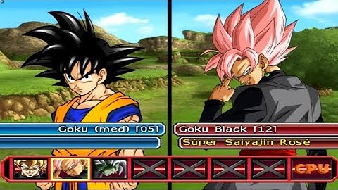 Dragon Ball z Budokai tenkaichi 4 mod goku black rose goku ssj1 (dbz bt4)