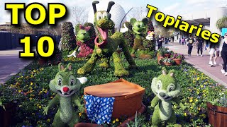 TOP 10 Topiaries of 2024 Epcot Flower & Garden Festival (Preview)