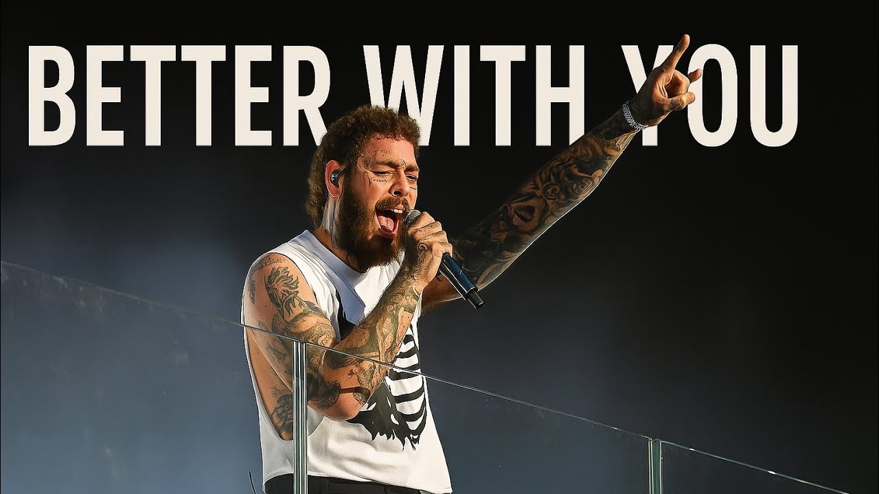 Post Malone - Better With Youππ€ Emotional Pop Love Song lyrics video 2025 Post Malone - Better With Youππ€ Emotional Pop Love Song lyrics video 2025