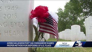 How to properly dispose of your American flag