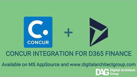 SAP Concur integration for D365 Finance - Introduction