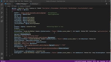 Microsoft Graph Groups Script