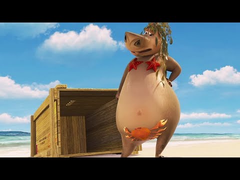 DreamWorks Madagascar en Español Latino | En El Clip De Playa - Madagascar | Dibujos Animados