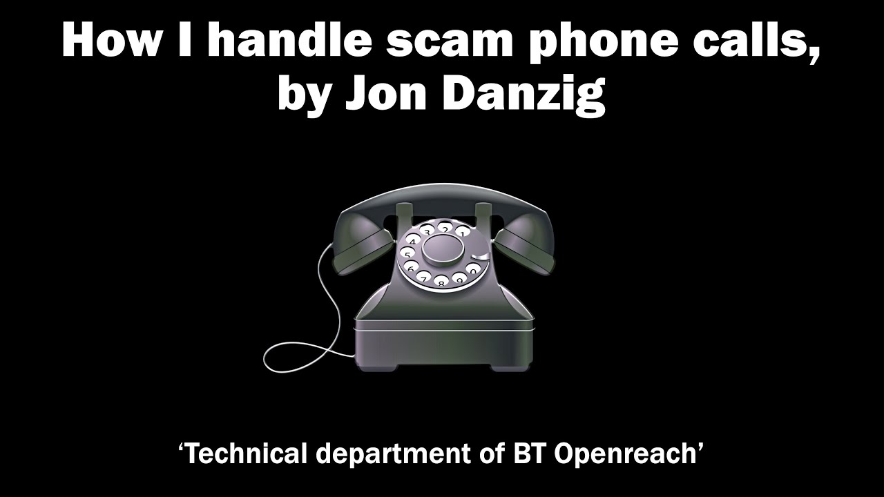 How I handle phone scams - YouTube
