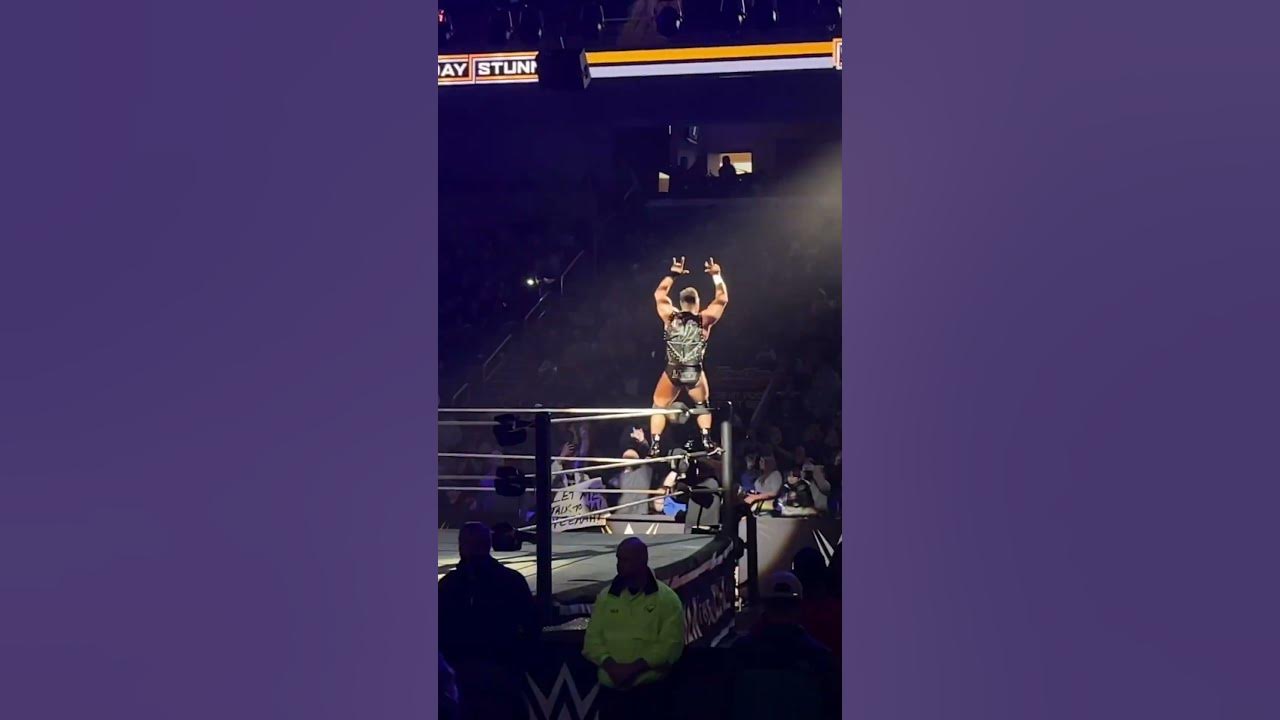 WWE Sunday Stunner Toledo Ohio 2023 LA Knight Intro wwe laknight 