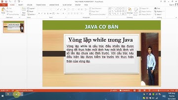 Lập Trình Java Cơ Bản -vòng lập while