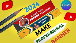 How To Make Professional YouTube Banner On Mobile 🔥Channel Art Kaise Banaye 😍Canva screenshot 3