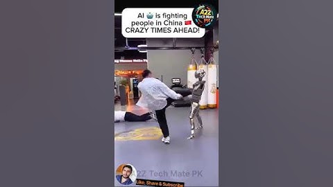 AI Robots Are Fighting With Humans in China | Crazy Times Ahead #ai #robot #fighting #humanity