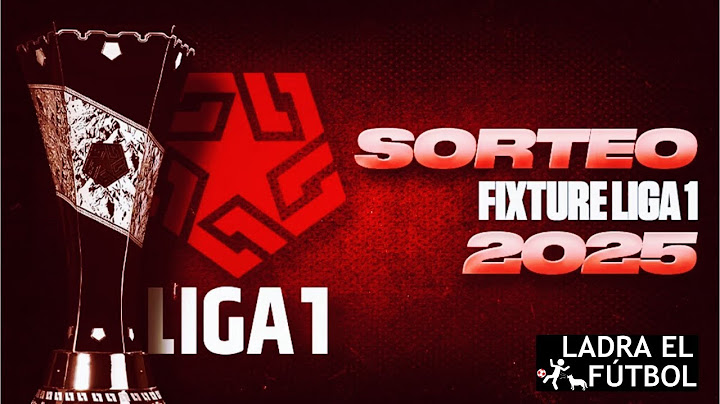 SORTEO FIXTURE LIGA 1 2025 | EN VIVO #PERU #FUTBOLPERUANO