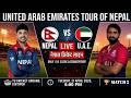 🔴 LIVE : Nepal vs UAE Live Match Today | UAE Tour of Nepal 2026 | Second Game |