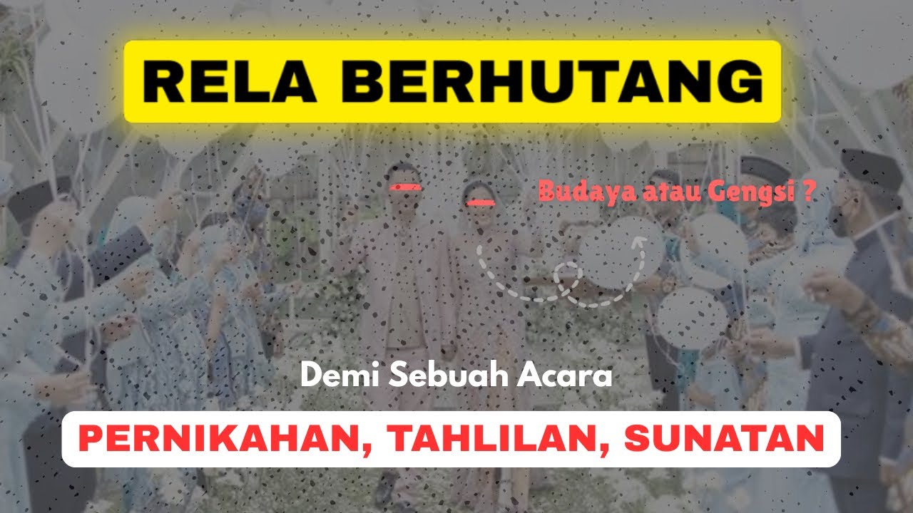 HUTANG DEMI HAJATAN ⁉️GENGSI SESAT DI BALIK PESTA MEWAH KITA