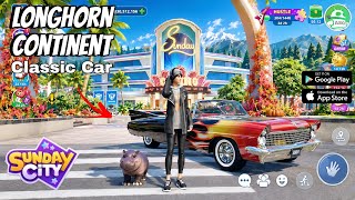 Sunday City Classic Car Longhorn Continent With Fire Paint Job Gameplay + Homie Character 😎 screenshot 3