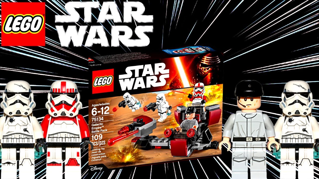 LEGO STAR WARS 75134 GALACTIC EMPIRE BATTLE PACK - YouTube