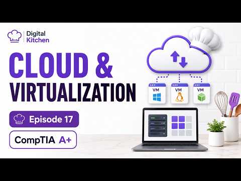 CompTIA A+ Cloud Computing & Virtualization Explained EASY | Virtual Machines & Cloud Models
