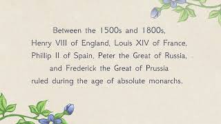 CC Cycle 2 Week 9 History | Absolute Monarchs