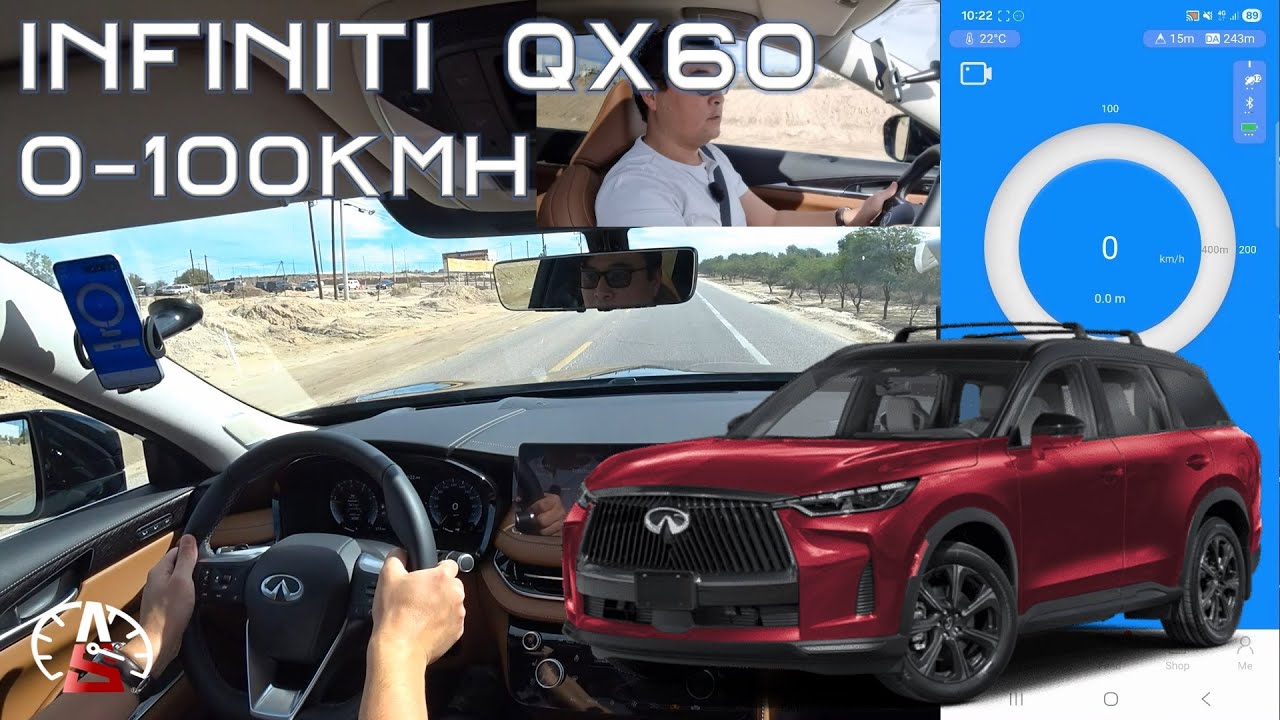 Infiniti QX60 - 0 a 100km/h (0-62MPH) y Frenado 