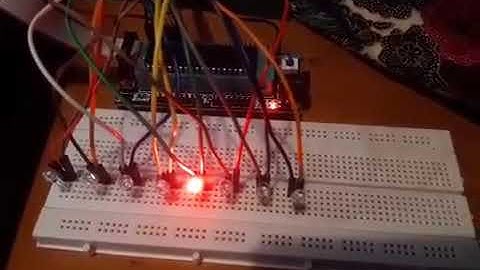 Rangkaian Running LED menggunakan Atmega 32 dan Atmel Studio 7