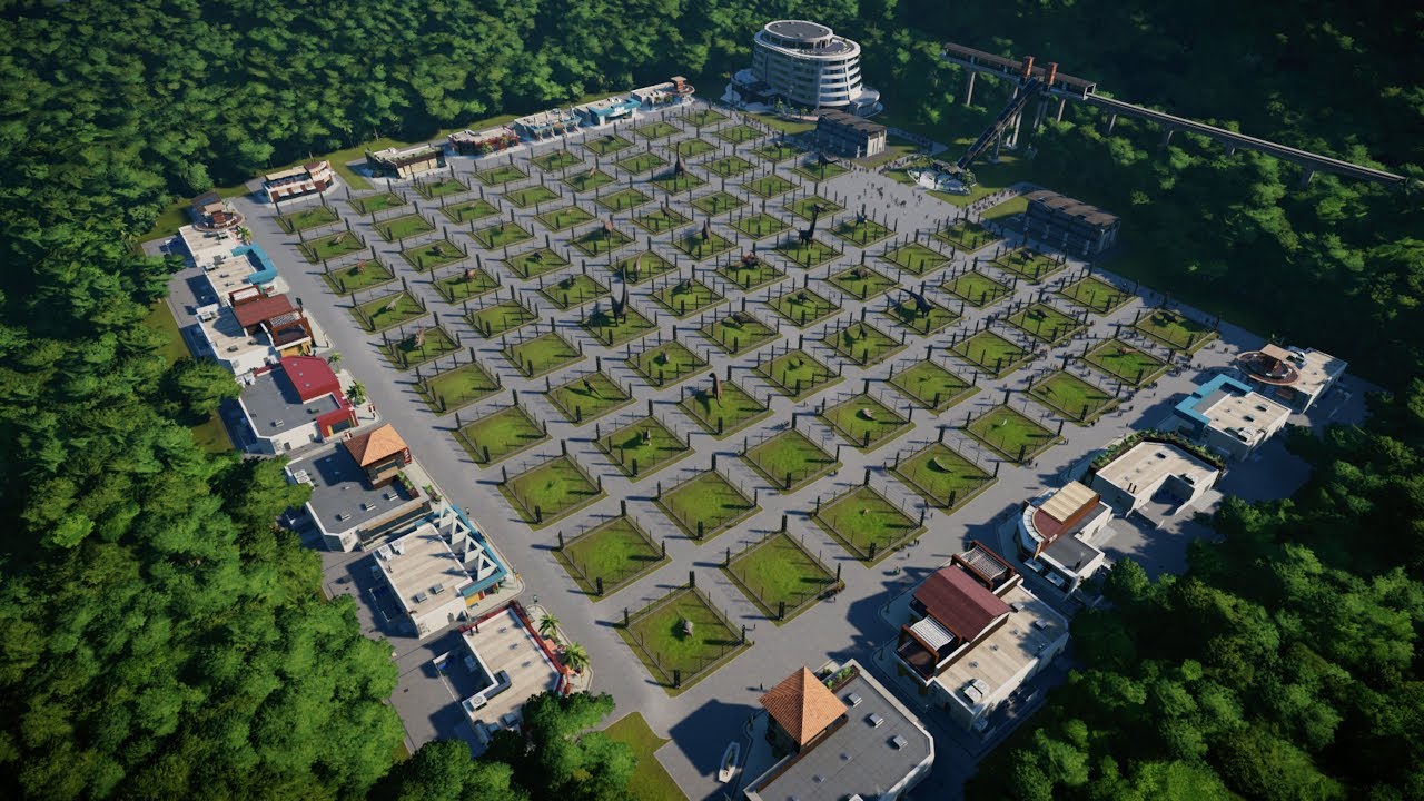 TINY CAGES PARK - Jurassic World Evolution