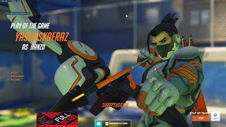 POTG! SUREFOUR INSANE HANZO GAMEPLAY OVERWATCH 2 SEASON 1