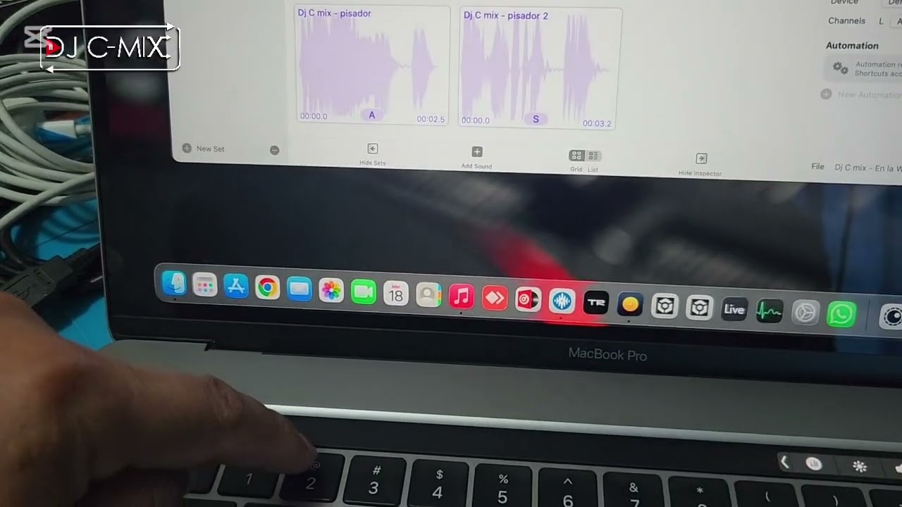 Farrago: programa para usar pisadores, Samples, efectos en Mac. 