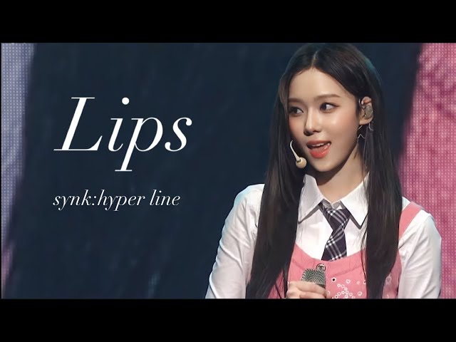 aespa-Winter ソロ「Lips」日本語字幕 -SYNK:HYPER LINE ver. - YouTube