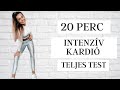 20 PERC INTENZÍV KARDIÓ EDZÉS