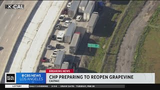 Grapevine reopens late Wednesday afternoon