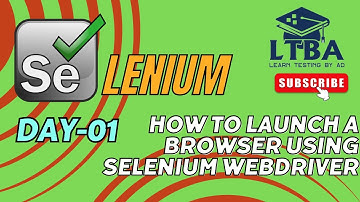 Selenium with Java ( Day 01 ): Getting Started and How to Launch a Browser using Selenium WebDriver