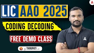 LIC AAO Reasoning Classes | Coding Decoding Reasoning Tricks in Telugu | By Thirupathi Sir #1