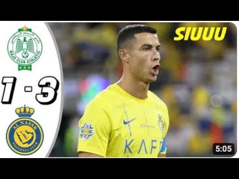 Al Nassr vs Raja Casablanca 1-3- All Goals & Highlights - 2023 Ronaldo Goal Al Nassr vs Raja Casablanca 1-3- All Goals & Highlights - 2023 Ronaldo Goal Thumbnail
